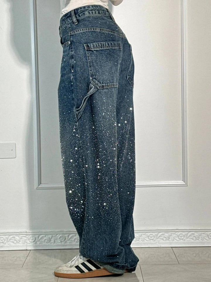 Stylische weite Hose für Damen, elegant & locker, perfekt für Frühling, Alltag & Büro.