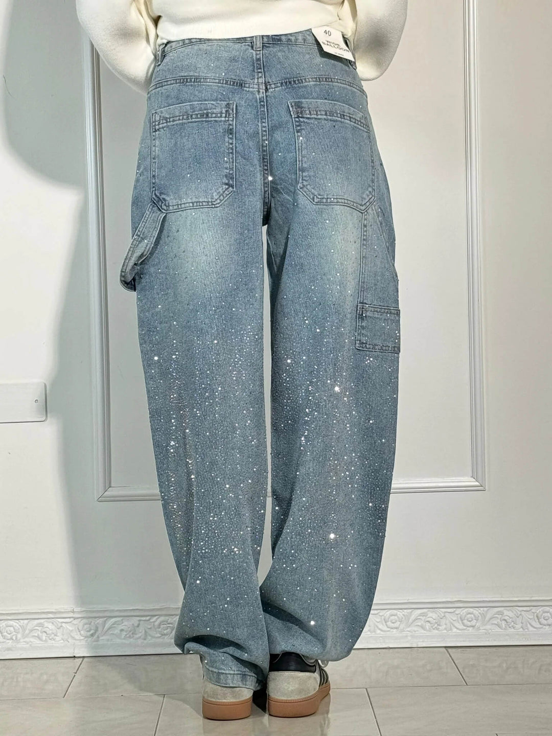 Damen Frühling Hose, weite Beine, elegant, komfortabel und stylisch für Büro & Freizeit.
