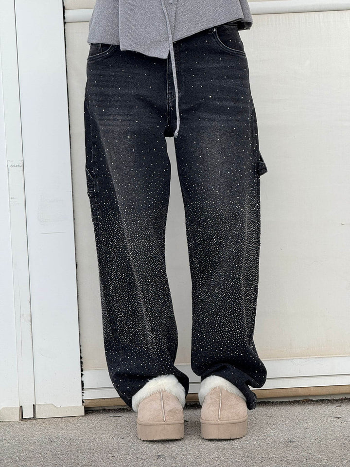 Trendige weite Damenhose, bequemer Loose Fit, perfekt für Frühling, Mode & Komfort.