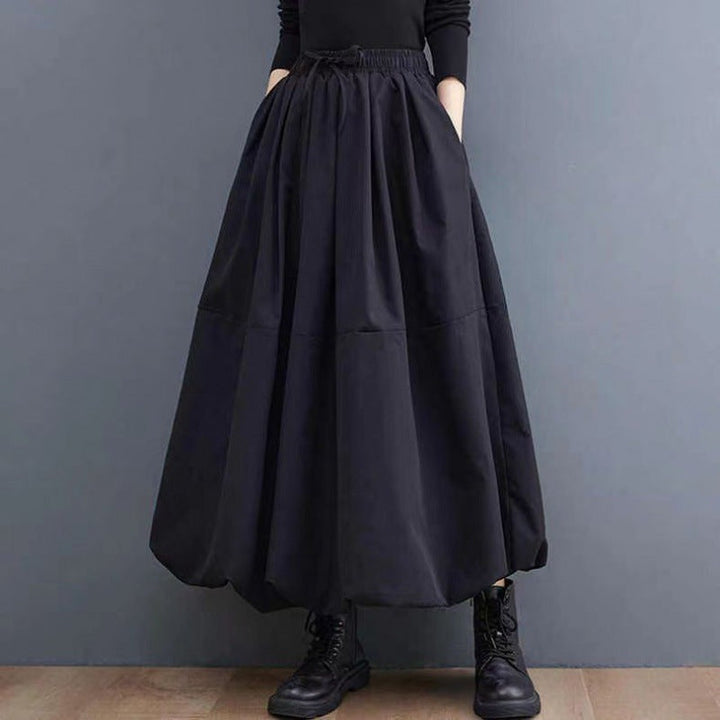 Eleganter Damen A-Linienrock mit hohem Bund, perfekt für Freizeit & Frühling, betont die Taille, schmeichelhafte Passform.