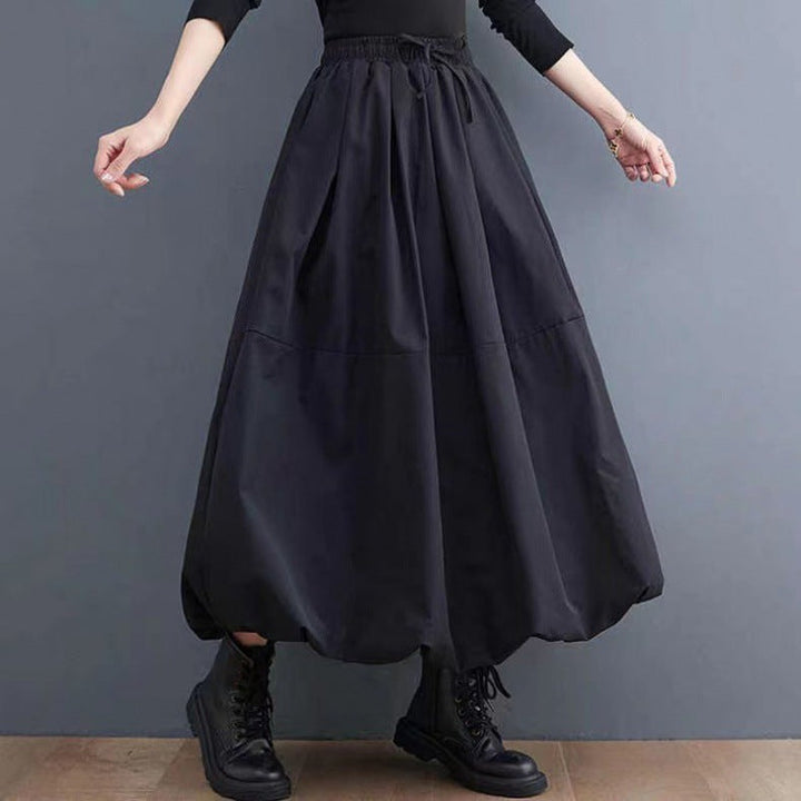 Moderner Damenrock, A-Linien-Silhouette, hoher Bund, elegant und bequem, ideal für Frühling und Herbstmode.