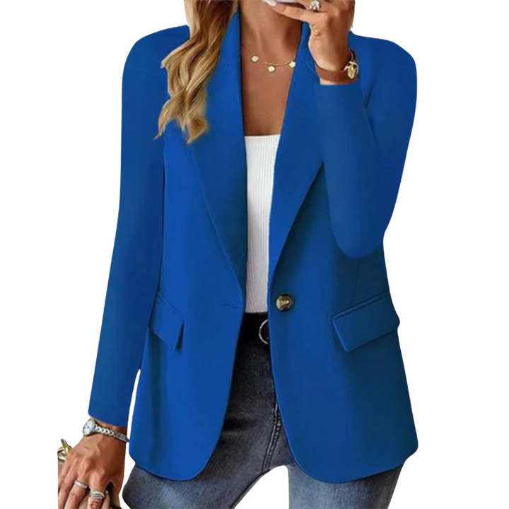 Auffälliger roter Damen Blazer, elegant & selbstbewusst, ein Fashion-Statement für jeden Anlass.