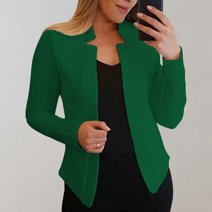 Vielseitiger Damen Business Blazer mit Reverskragen, perfekt für Büro, festliche Anlässe oder Casual-Chic.