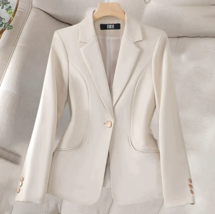 Eleganter Damen Business Blazer, tailliert, klassisch, langärmlig. Perfekt für Büro & formelle Anlässe.