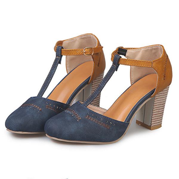 Eleganter Damen Mary Jane mit Chunky-Heel für Frühling. Klassische Riemchenschuhe & modische Damenschuhe.