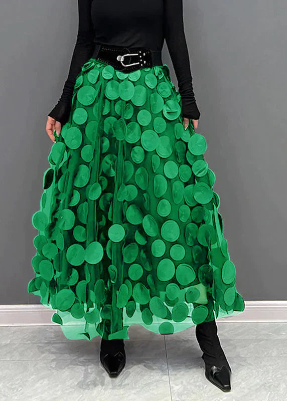Damen Maxirock Selina: Ein eleganter, strukturierter Rock in Einheitsgröße, ideal für Abend- & Festmode.