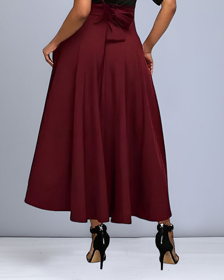 Vielseitiger Damen Midi Rock, perfekt als Business- oder Freizeitrock. Eleganter Schnitt für Frühling & Herbst.