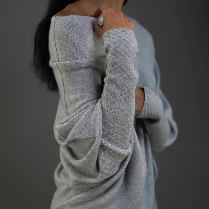 Damen Off-Shoulder Strickpullover, elegant & vielseitig, perfekt für den modernen Casual-Look.