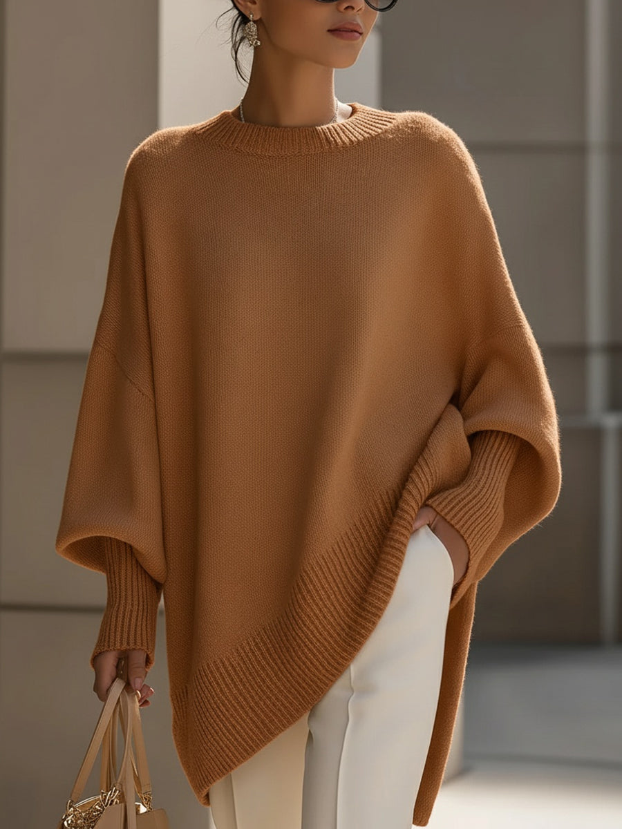 Komfortabler Damen Langarm Pullover, vielseitig kombinierbar für elegante Alltags- und Freizeitlooks.