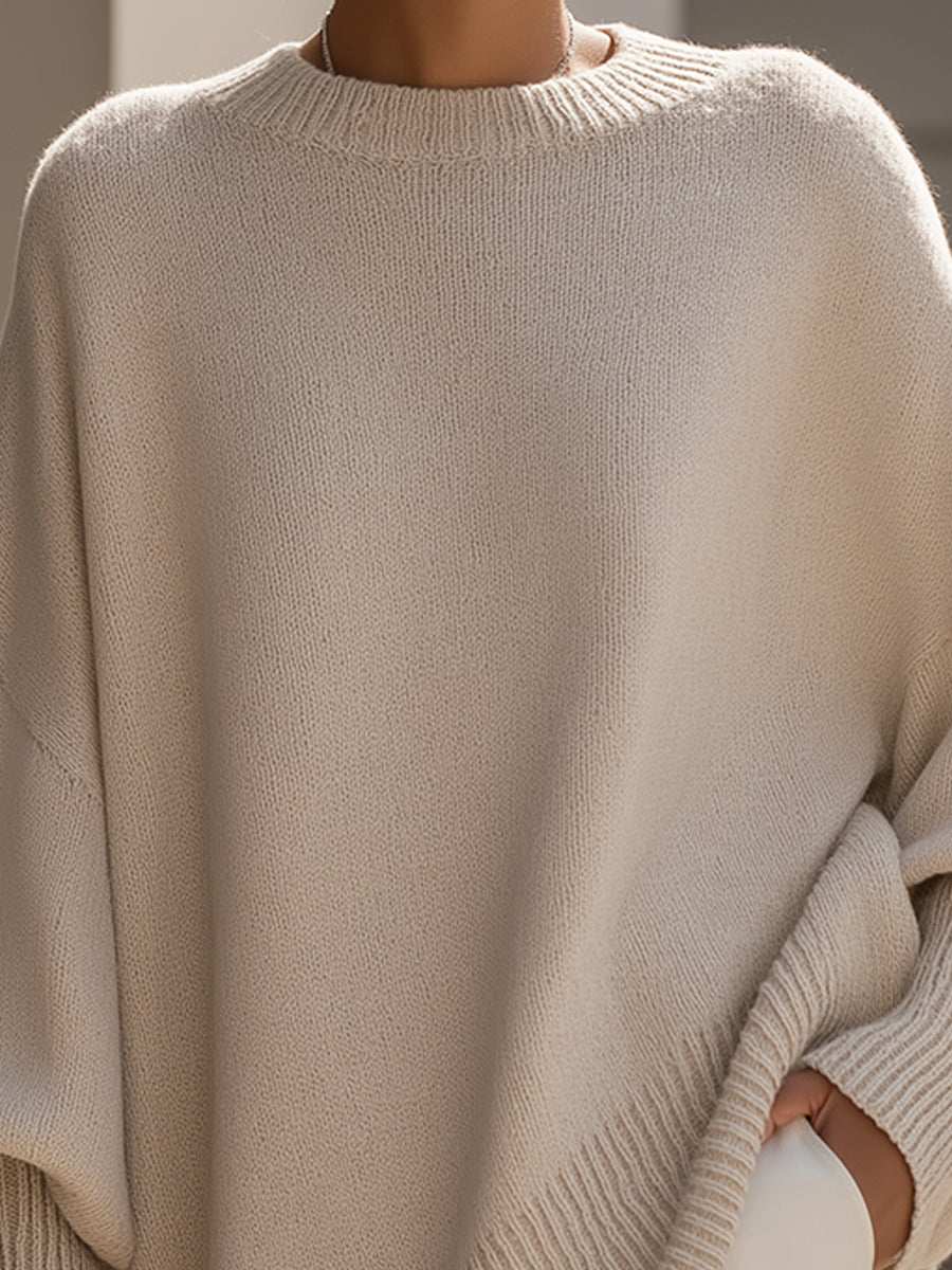 Hochwertiger Damen Langarm Pullover, weich, komfortabel und mit modernem Schnitt, perfekt für den Alltag.