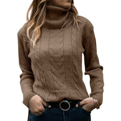 Gemütlicher Damen Rollkragenpullover für den Winter. Schmeichelnder Schnitt und angenehm warm.