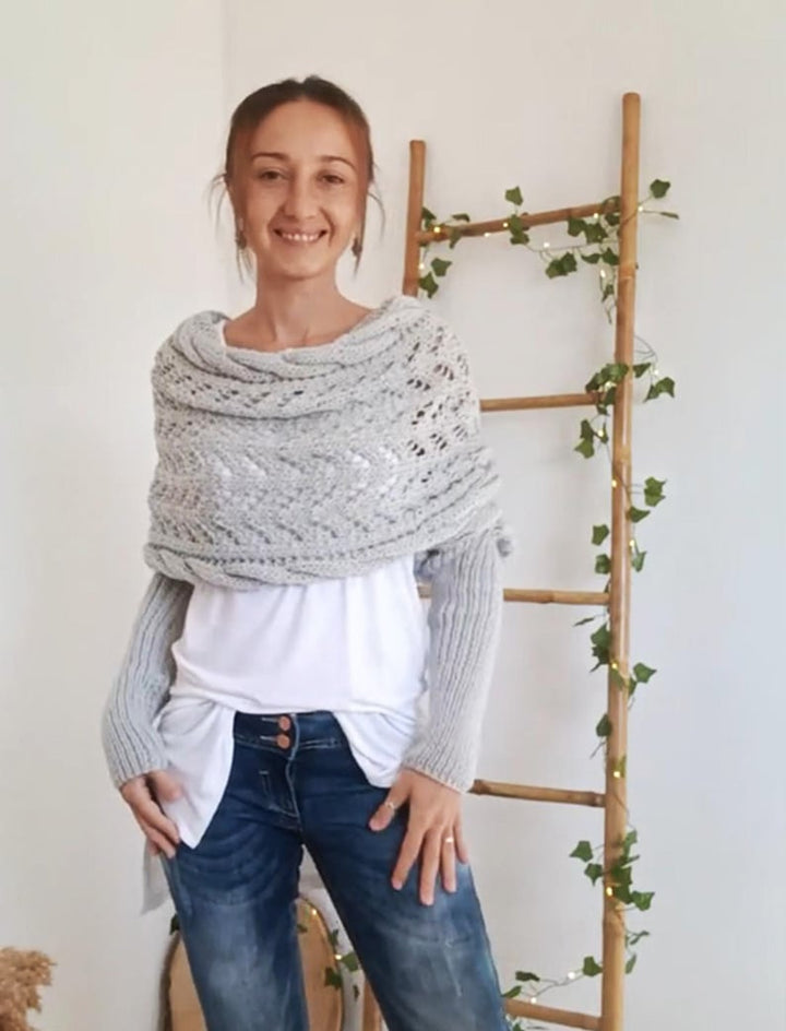 Damen Mode Accessoire: Kuscheliger Schal für den Winter, elegant und sehr vielseitig.