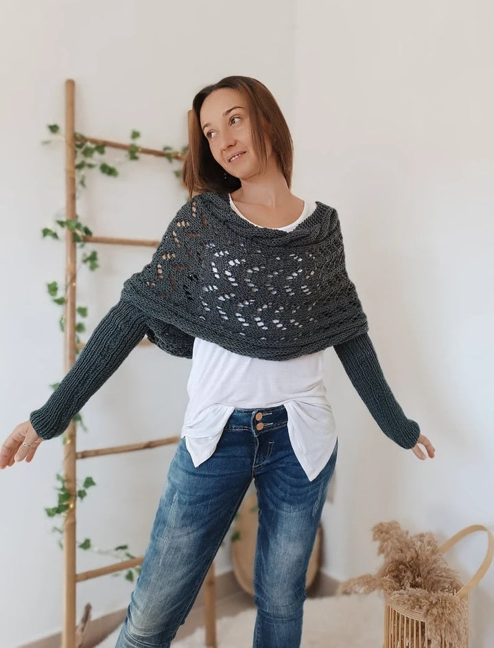 Kuscheliger Winterschal für Damen, ideal für kalte Tage, stilvoll und angenehm zu tragen.