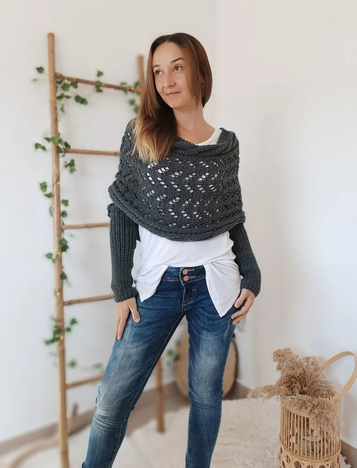 Damen Accessoire: Weicher, eleganter Schal, vielseitig kombinierbar, ideal für Herbst & Winter.