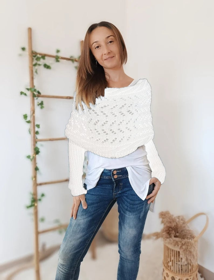 Klassischer Damen Schal, elegant und kuschelig, die perfekte Ergänzung für jedes Outfit.