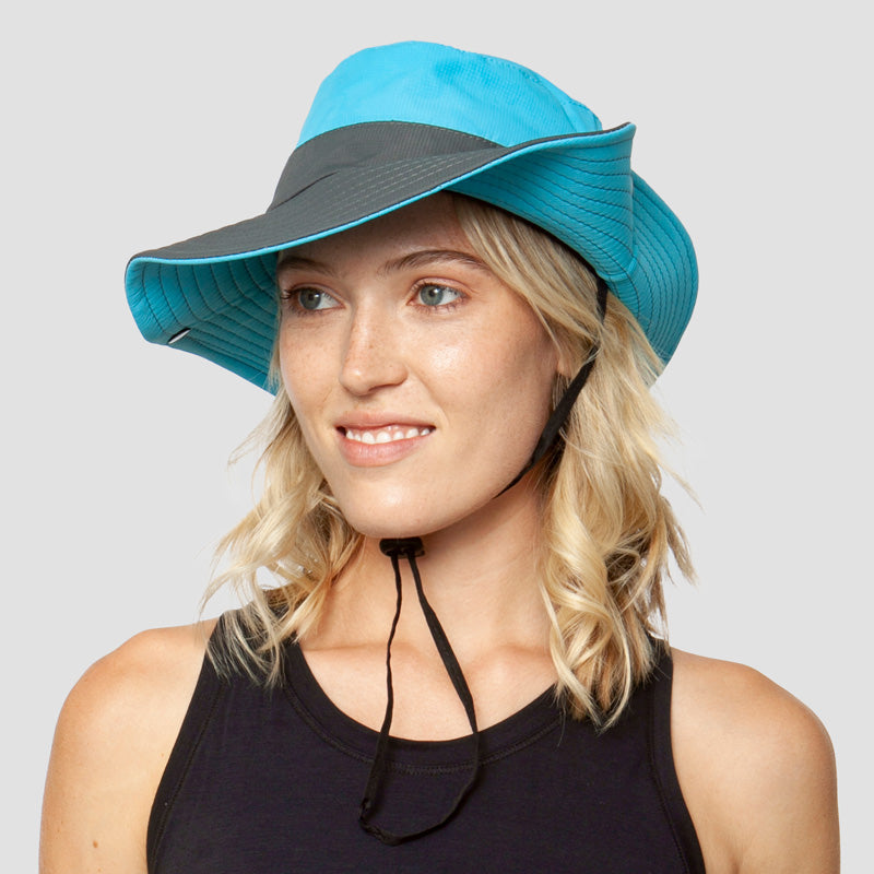 Damen Sonnenhut, UV-Schutz, faltbar & leicht, in eleganter Ausführung für den Sommer.