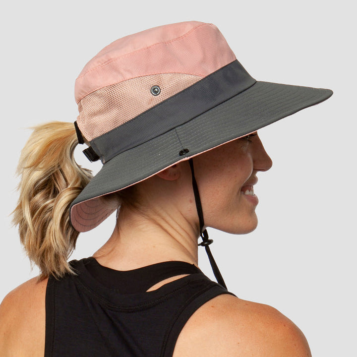 Schicker Damen Strandhut mit UV-Schutz, faltbar & leicht. Perfekt für den Sommerurlaub.