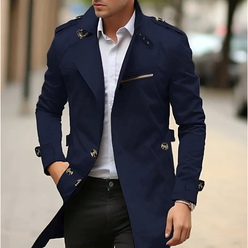 Moderner Damen Trenchcoat, stilvoller Gürtelmantel für optimalen Komfort und einen chicen Look.