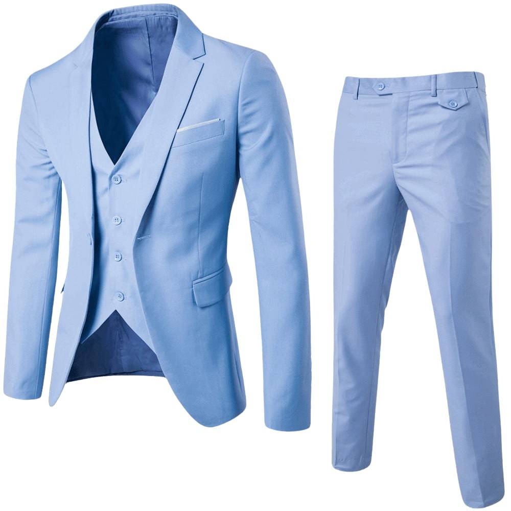 Hochwertiger Herren Frühlingsanzug in Grau, eleganter Zweiteiler. Klassisch & maßgeschneidert für Stilbewusstsein.