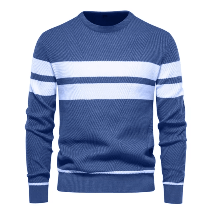 Eleganter Herren Strickpullover für stilvolle Männer. Bequem, ideal für Layering & Alltagskleidung im Winter.