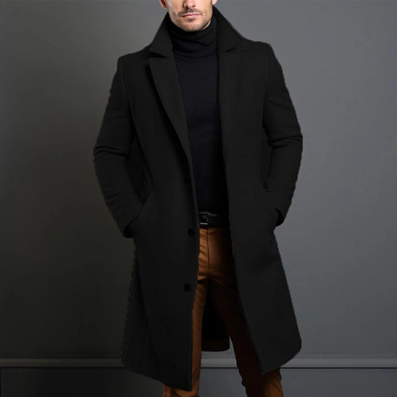 Hochwertiger Herren Wintermantel für Business & Freizeit. Zeitloses Design und optimaler Schutz vor Kälte.