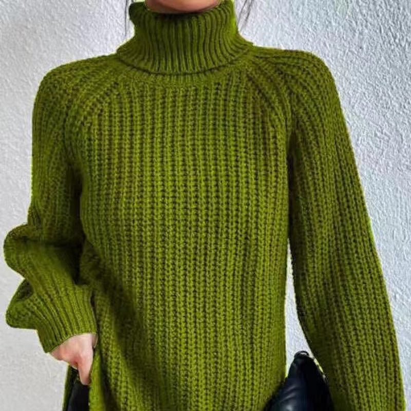 Weicher, warmer Damen Rollkragenpullover, kuschelig und elegant für die Winterzeit.