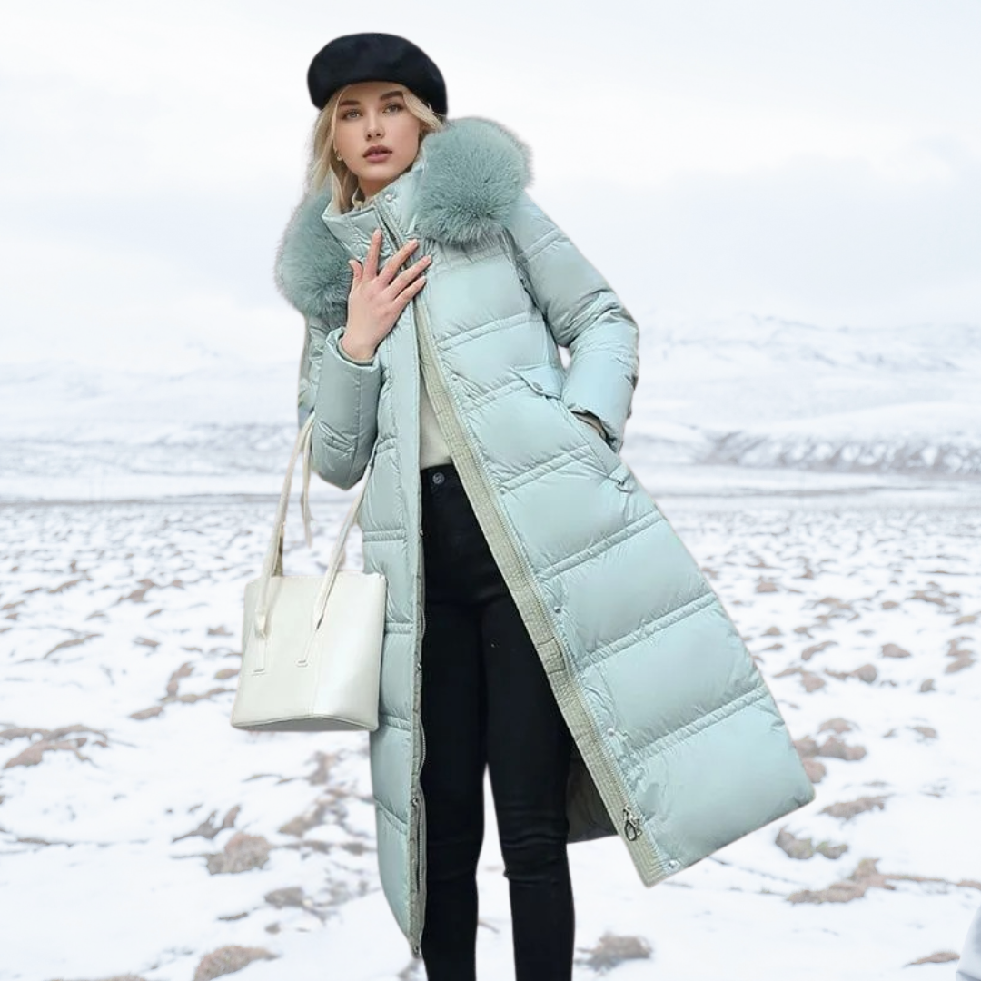 Langer Wintermantel Damen, stilvoll & kuschelig warm, die perfekte Winterkleidung.
