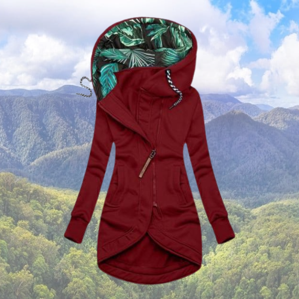 Damen Wintermantel mit Kapuze. Vielseitige, warme und elegante Winterjacke für Damen, ideal für Herbst & Winter.