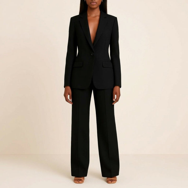 Hochwertiges Damen Blazer & Hosen Set für formelle Anlässe und Abendevents