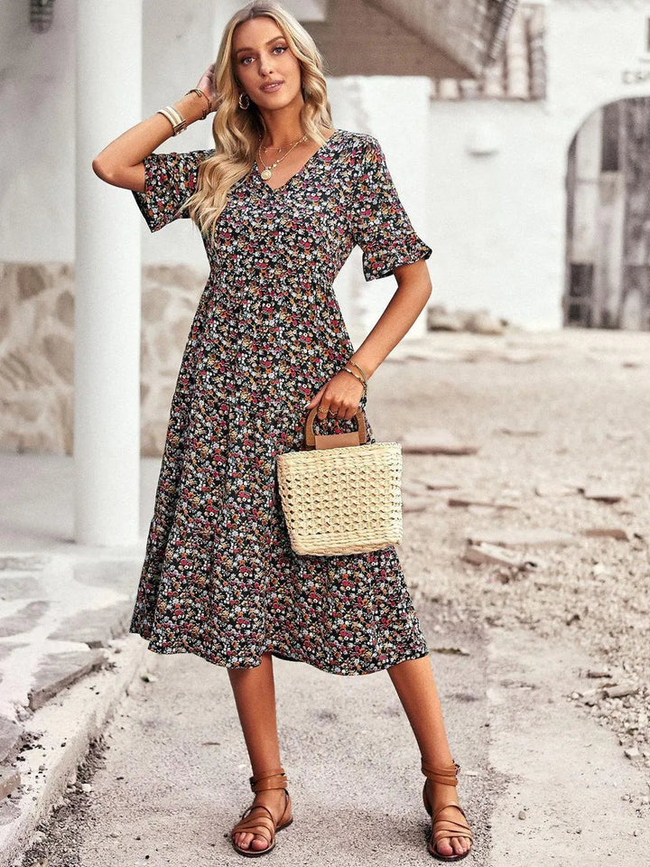 Weiches Damen Herbstkleid mit Langarm, bequeme Passform für entspannte Tage und Freizeit-Looks.