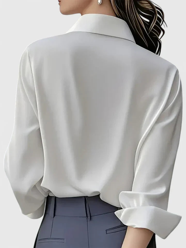 Schickes Damen Langarmtop, minimalistisches Design, elegant & vielseitig tragbar.