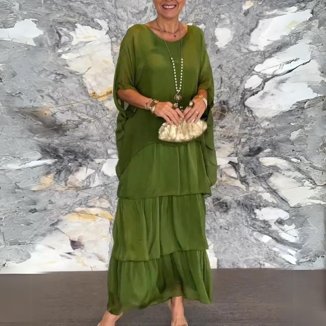Vielseitiges Damen Maxikleid, elegantes bodenlanges Abendkleid, perfekt als Sommerkleid für jede festliche Party.
