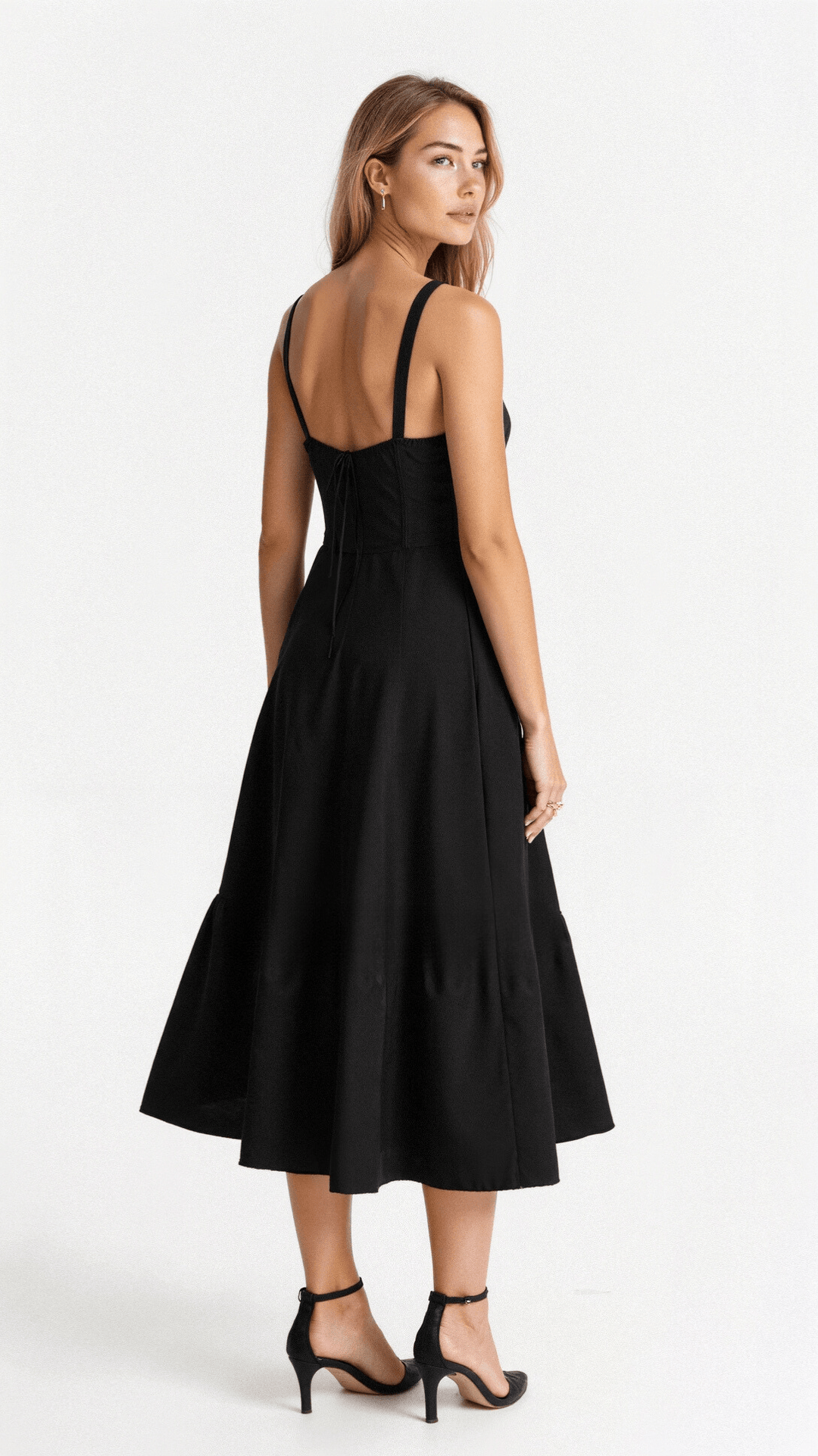 Sommerliches Blumen-Midikleid für Frauen mit figurbetontem Korsettschnitt, elegant & bequem.