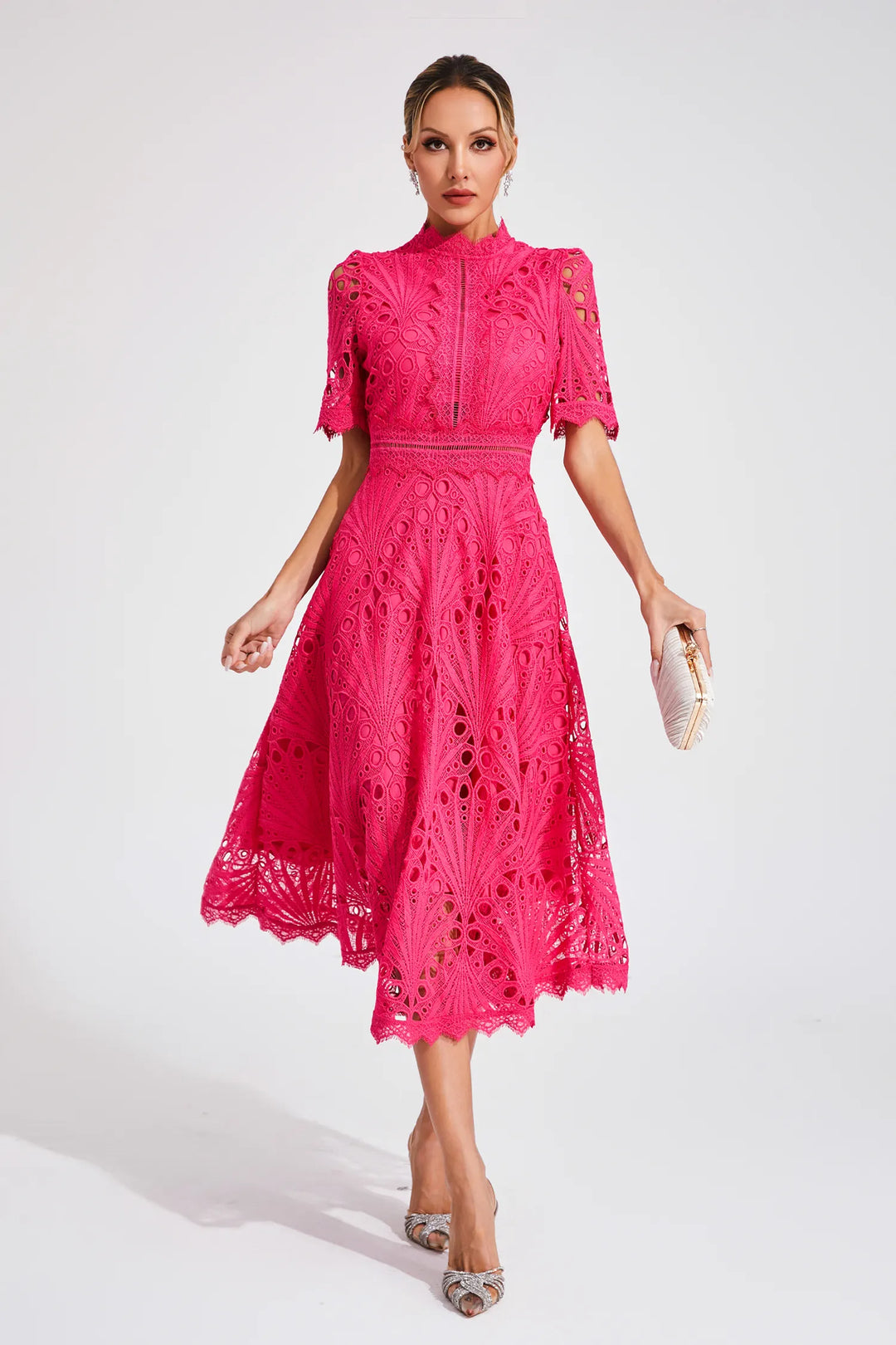 Elegantes Midikleid für Damen, zeitlos & schick, ideal als festliches oder Partykleid.