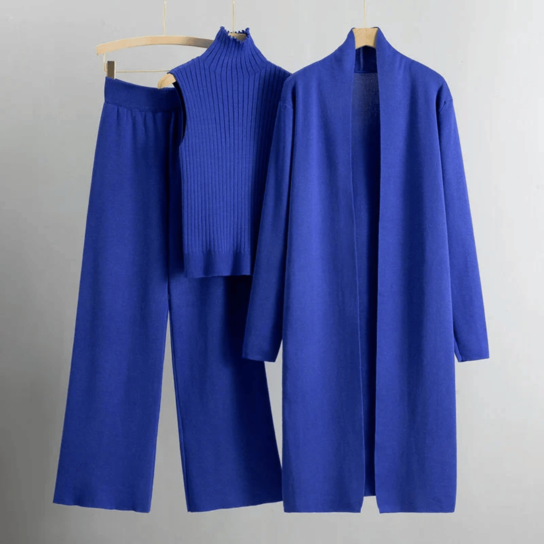 Trendiges Damen Dreiteiliges Hosen-Set für Frühling/Sommer. Eleganz, Komfort & Stil für diverse Anlässe.