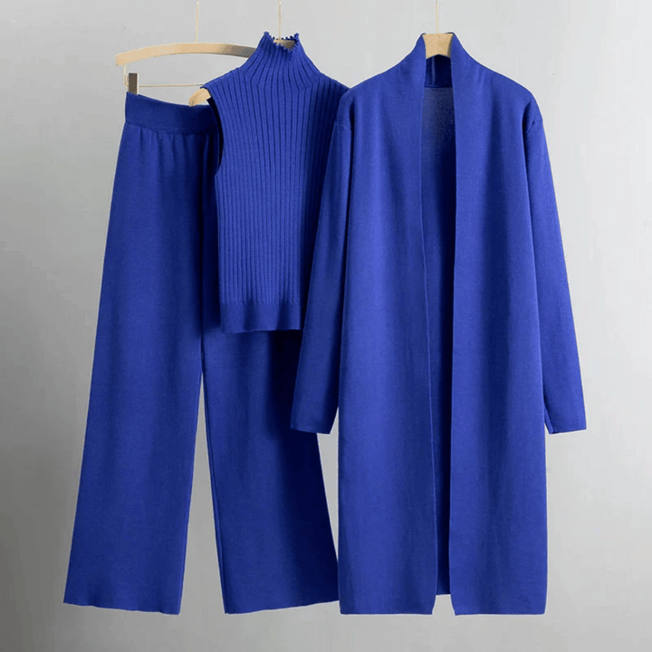 Trendiges Damen Dreiteiliges Hosen-Set für Frühling/Sommer. Eleganz, Komfort & Stil für diverse Anlässe.