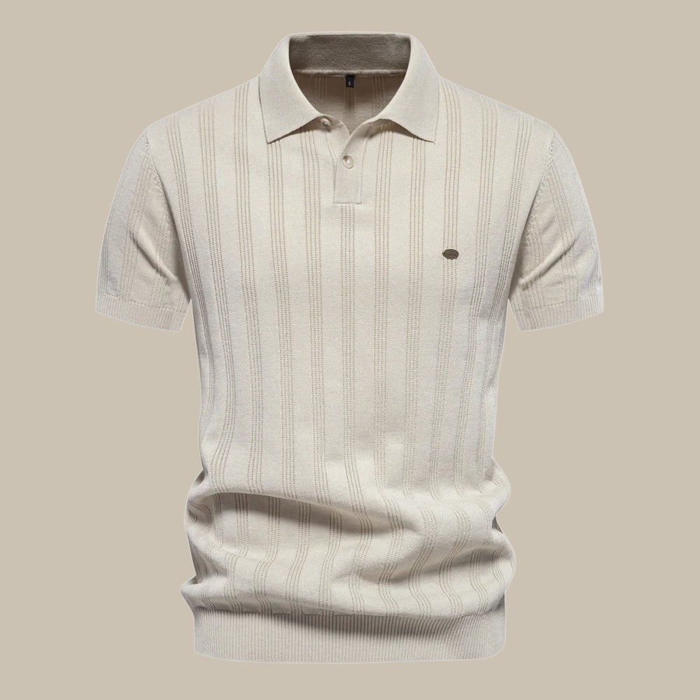 Elegantes Herren Kurzarm Poloshirt, atmungsaktiv und komfortabel. Ideal für Freizeit & Business Casual.