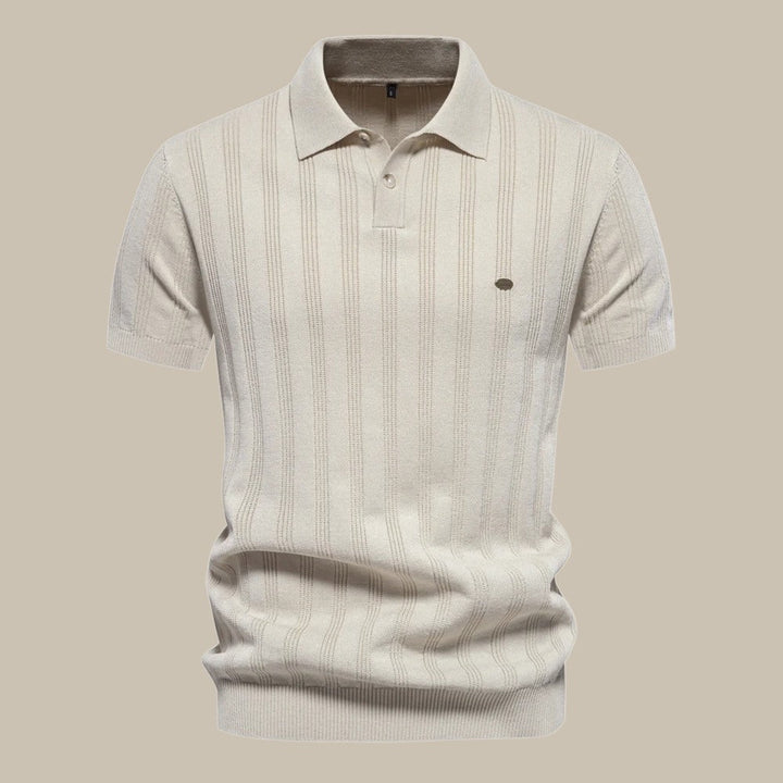 Elegantes Herren Kurzarm Poloshirt, atmungsaktiv und komfortabel. Ideal für Freizeit & Business Casual.
