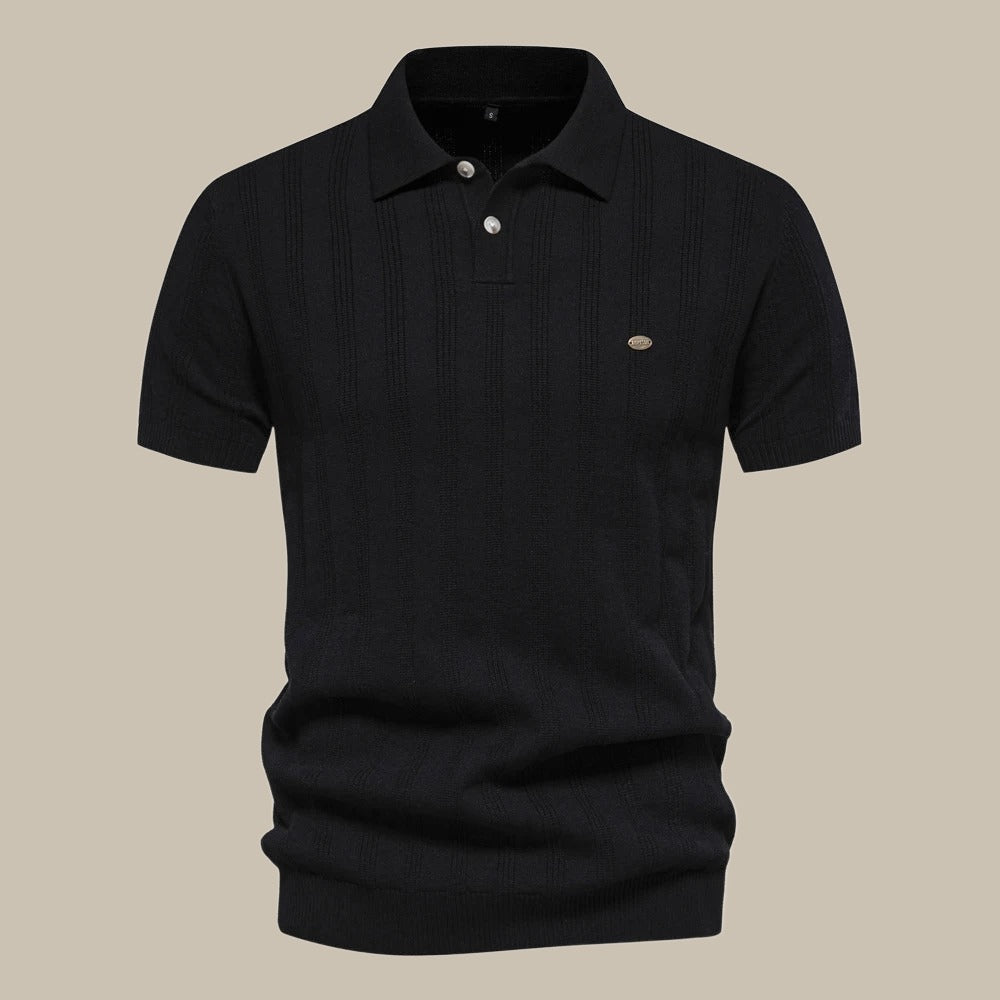 Atmungsaktives Herren Kurzarmshirt im Slim Fit. Komfortables Poloshirt für einen stilvollen Auftritt.