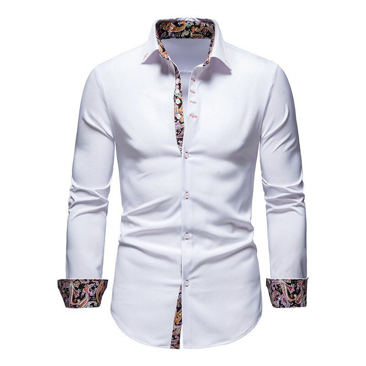 Elegantes Herren Langarm Businesshemd, Slim-Fit, für stilvolle Business-Looks & formelle Anlässe. Klassisches Design.