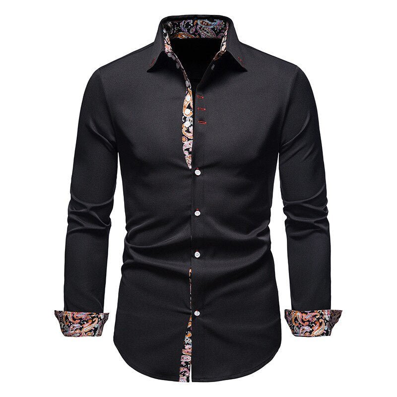 Zeitloses Slim-Fit Herren Langarm Businesshemd. Betont die Figur, ideal für einen eleganten & professionellen Auftritt.
