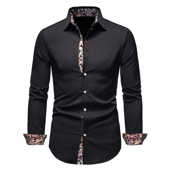 Zeitloses Slim-Fit Herren Langarm Businesshemd. Betont die Figur, ideal für einen eleganten & professionellen Auftritt.
