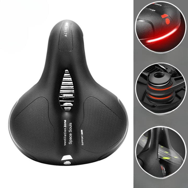 Universal Fahrradsattel ErgoRide, ermöglicht schmerzfreies Radfahren durch ergonomisches Design.
