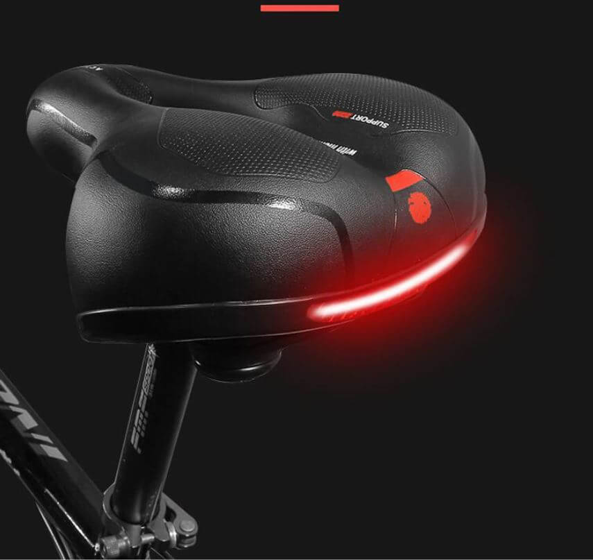 Nie wieder Sitzschmerzen: ErgoRide Komfort Fahrradsattel mit Stoßdämpfung und Ergonomie.