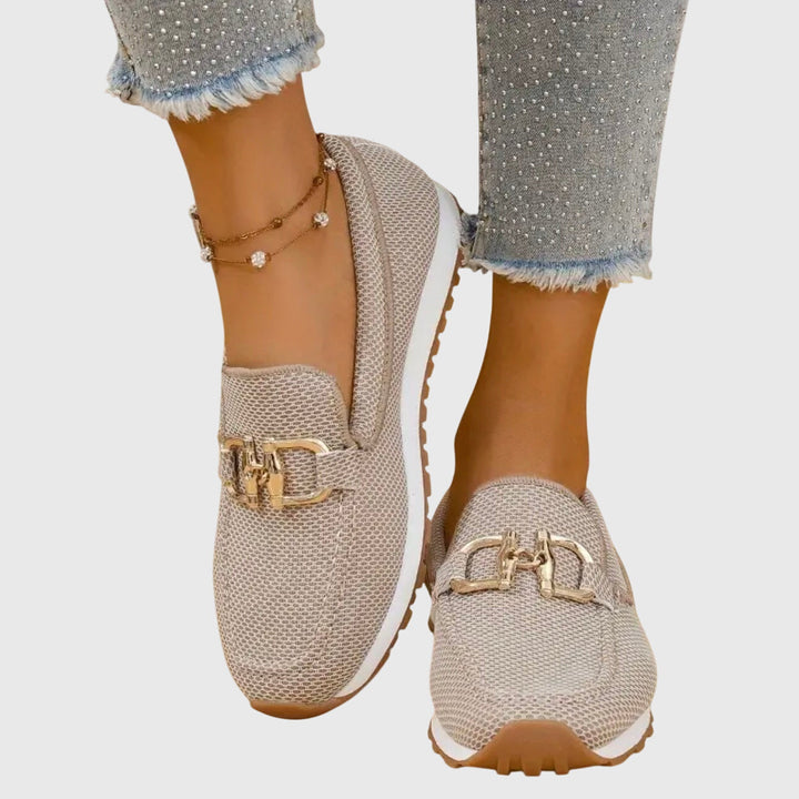 Damen Orthopädische Loafer Sneakers in stilvollem Design; ideal für Komfort und Fussgesundheit im Alltag.