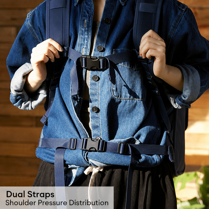 Großer Wasserdichter Haustier-Reiserucksack - Atmungsaktives Mesh