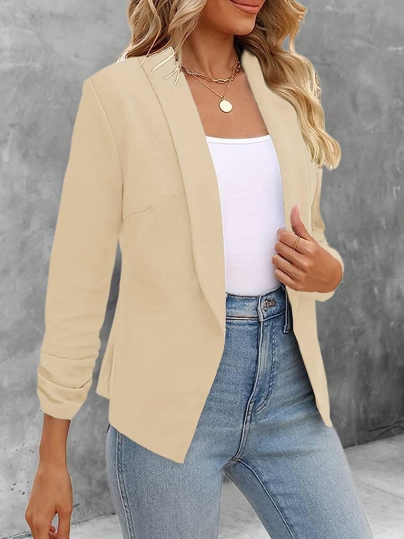 Damenblazer mit Offener Vorderseite – Elegante Vielseitigkeit