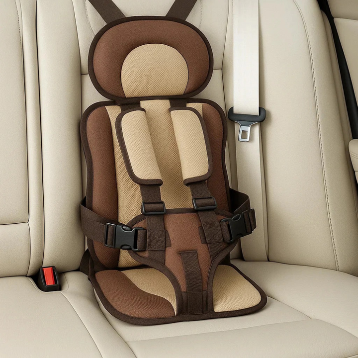 Tragbarer Booster-Sitz für Kinder, schnell installiert für Reisen und tägliche Fahrten.
