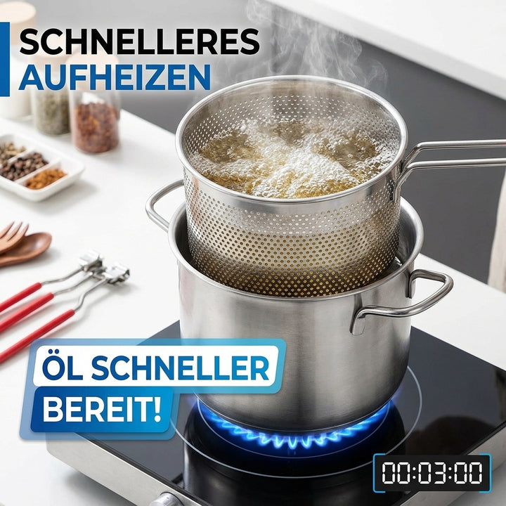 Ölsparendes Kompaktes Fritteusen-Set für die Küche