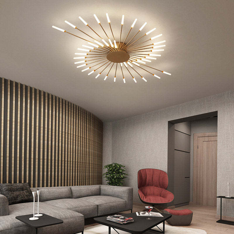 Moderner Kronleuchter für Wohnzimmer mit LED-Lampen